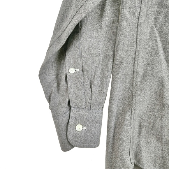 J. Crew Gray Long Sleeve Shirt Men's Small - Picture 6 of 8